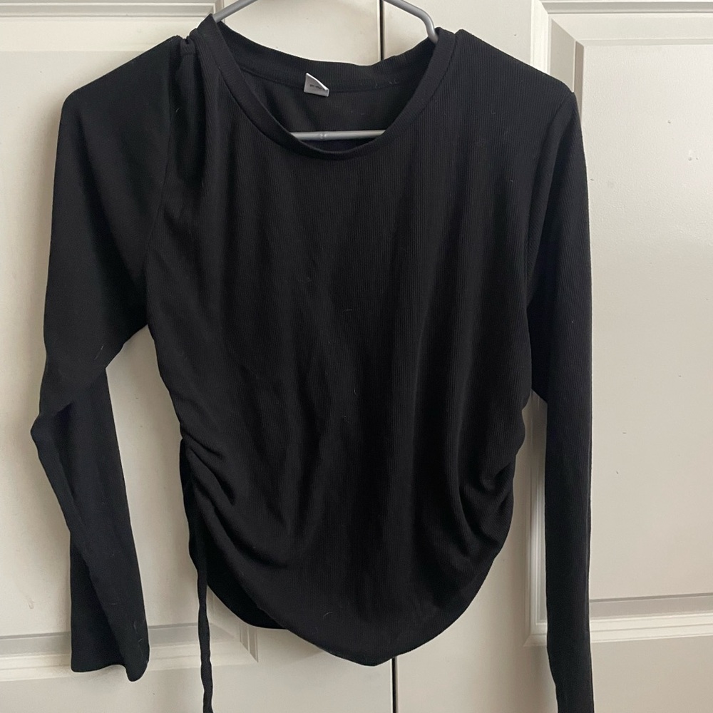 Black Long Sleeve Women's Top